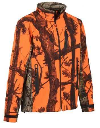 Blouson Chasse Softshell Fluo GhostCamo