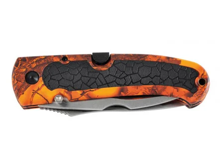 Couteau King Orange 2 Lames 9cm