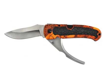 Couteau King Orange 2 Lames 9cm - Image 2