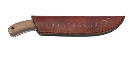 Couteau Chasse forgé Sanglier Etui Cuir - Image 2